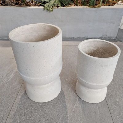 kopen Moderne Indoor Outdoor Fiber Clay Planter Ronde 22 Lb Met Drainage Hole online manufacture