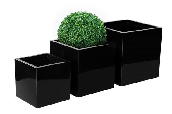kopen Moderne rechthoekige glasvezelplantjes op maat 30 dagen online manufacture