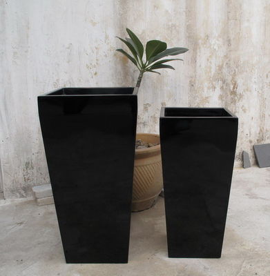 kopen Moderne glasvezel bloempotten Echte of kunstmatige boomplanters Aanpasbaar online manufacture