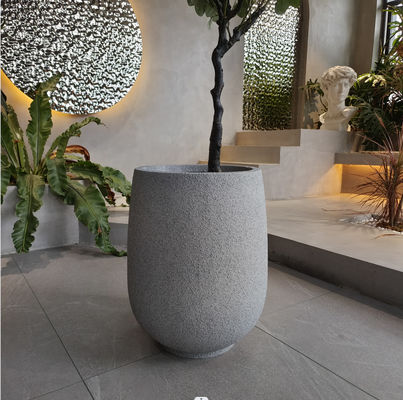 kopen Innen- en buitenshuis glasvezel bloempotten Hars bloemplant China Groothandel online manufacture