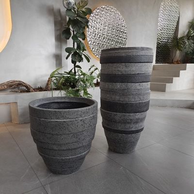 kopen Hoog Grote Hars FRP Glasvezel Bloempotten Logo Op maat online manufacture