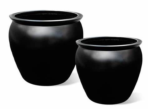 kopen Grote glasvezel bloemenplanters binnenshuis hars buitenpotten op maat online manufacture