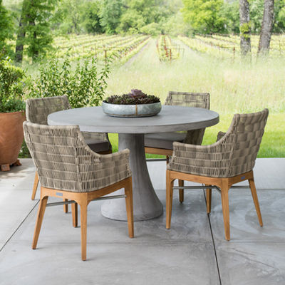 kopen Rectangular Shape Beton Eettafel Voor Patio Tuin Home GRC tafels online manufacture