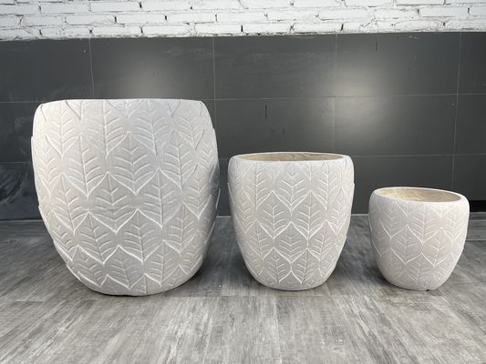kopen Op maat gemaakte kleivezelplanter 55 pond/set met textuuroppervlak online manufacture