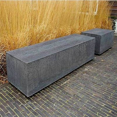 kopen Buitenwijde rechthoekige / ronde GRC betonnen patiotafel met bankjes online manufacture