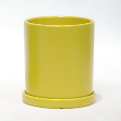 kopen Glanzende witte binnenshuis keramische plantpot makkelijk schoon te maken en te onderhouden online manufacture