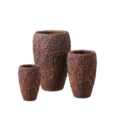kopen UV-bestendige glasvezel plantpotten 6 inch weerbestendige ronde vorm online manufacture