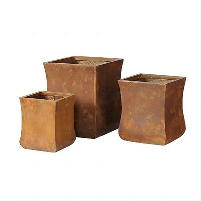 kopen Op maat gesneden Archaïsche stijl GRC Planter Potten Voor Tuintuin Decor online manufacture