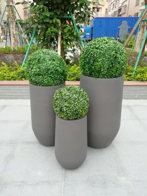 kopen Planter met glad oppervlak, versterkt met klei, voor hoge planten in minimalistische stijl online manufacture