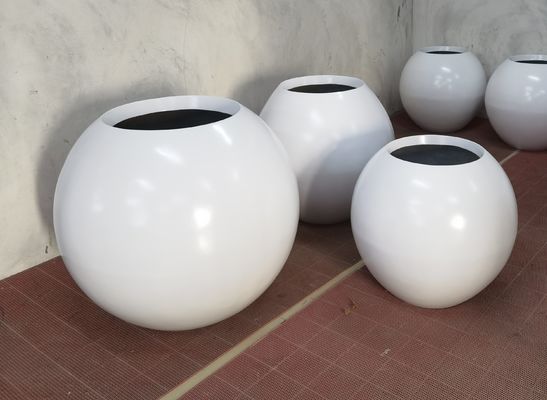 kopen Sterke glasvezel bloempotten lichtgewicht GRP planter doos voor buiten binneninrichting online manufacture