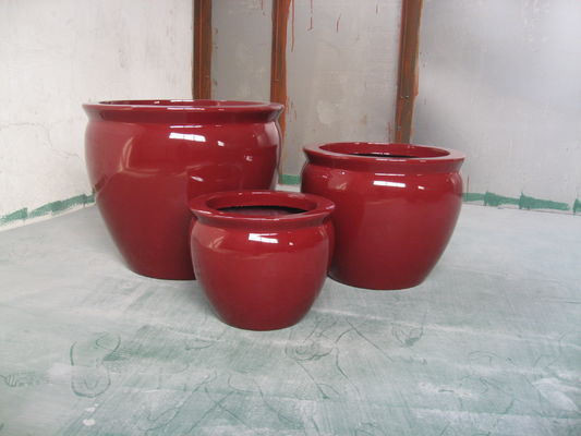 kopen Glasvezelplantpot met verschillende groottes Glasvezelbloemplanters Matte Afwerking Op maat online manufacture