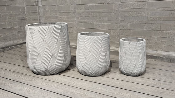 kopen 7-8 Jaar Levensduur Indoor Fiber Clay Planter voor Hotel Tuin Home Decoration Piece online manufacture