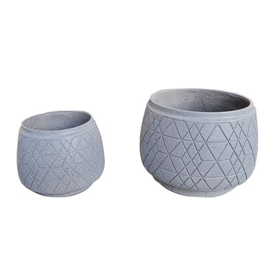 kopen Textuur Oppervlak Fibre Cement Pot voor houtskool Oven Camping Burners Verwarmer online manufacture