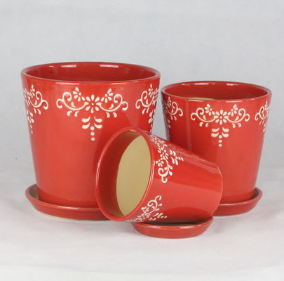 kopen Ronde klei potten met afvoergaten De perfecte combinatie van stijl en functie online manufacture