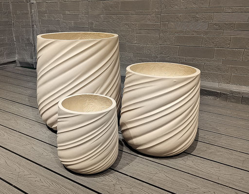 kopen Fiberclay Planter D380*H520 Voor houtskooloven / verwarmer / verwarmer / barbecue / campingbrander / houtskooloven online manufacture
