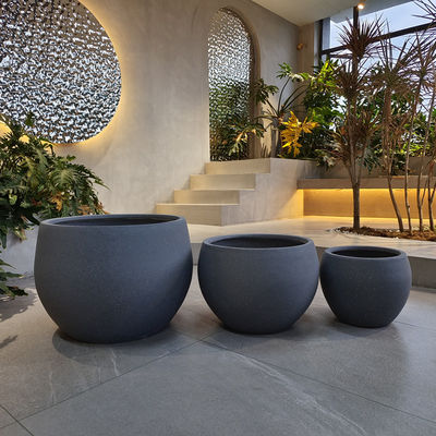 kopen Glanzige oppervlakte Kleefvezel Planter voor het bedrijfsleven Duurzame en stijlvolle keuzes online manufacture