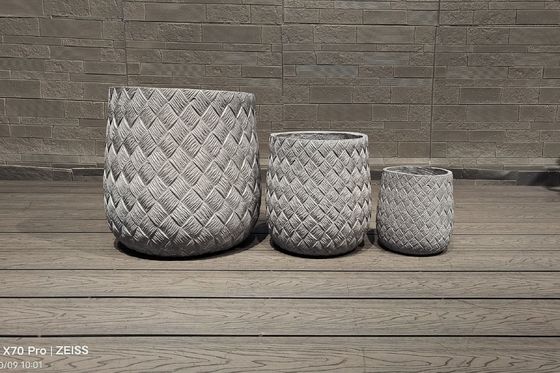 kopen Met de hand gesneden versterkte klei-planterafvoerputten voor optimale wateringen en gezonde planten online manufacture