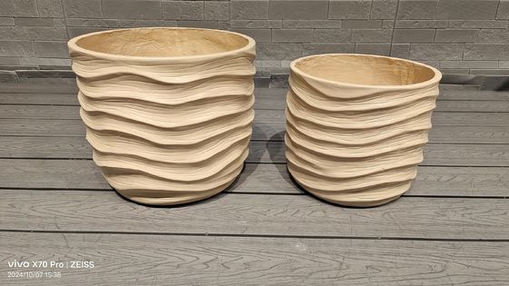 kopen Houtskooloven / Warmer Camping Burners Verwarmer / Barbecue Fiber Clay Planter Met Moderne Stijl En Geweven Oppervlak online manufacture