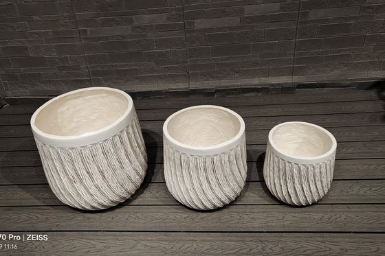 kopen 7-8 Jaar Indoor Levensduur Fiberclay Planter voor Indoor Hotel Tuin Home online manufacture