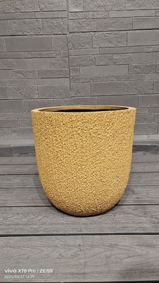 kopen Indoor Decoratie Planter van glasvezel met een textuuroppervlak en geen afvoergaten online manufacture