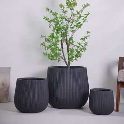 kopen Moderne grote geglazuurde bloempot met luxe Atlantisch ontwerp voor woningversiering in eetkamer en woonkamer voor dagelijks gebruik online manufacture
