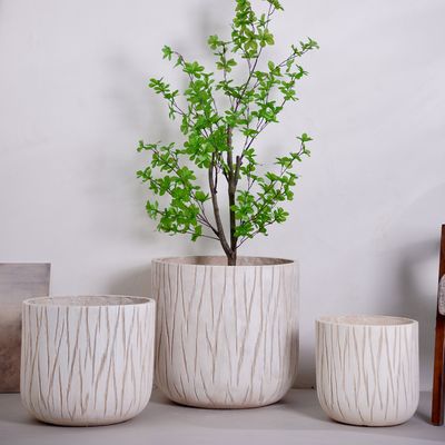 kopen Fabrieksbenodigdheden Warme verkoop Huisversiering Glasvezel Potten Tuinplanten Bloempotten Setten voor Huisversiering Kwaliteit Planters & Bloempotten online manufacture