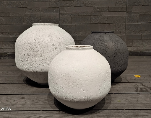 kopen Optimize Plant Growth with Customized Fiber Clay Planter and Drainage Holes online manufacture