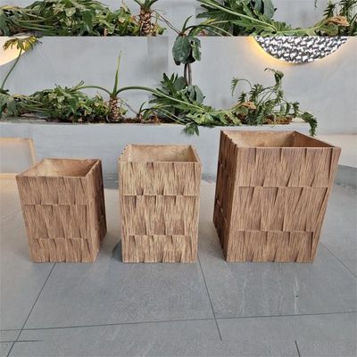 Elegant modern ontwerp van kunststof klei plantenpotten voor binnen- en buitenplanten potten