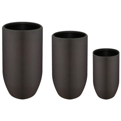 Moderne ronde vezelversterkte planters met UV-bestendige afwerking