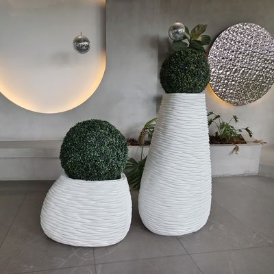 Glasvezel Grote Hars GRP Planter Box Voor Tuin Binnen- en Buiten Decoratie