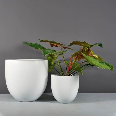 Kleuterkamer glasvezel hars bloempot Set voor sappige tuin Home Decor