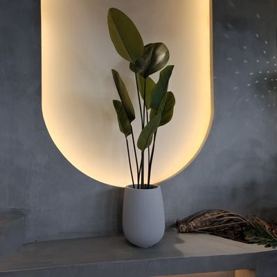 Plastic op maat grote hoge kunstmatige planten 120cm in verschillende maten gemakkelijk schoon te maken