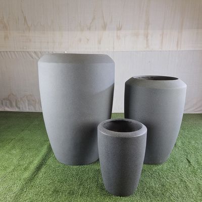 Modern Indoor Outdoor Ronde Fiber Cement Pot Voor Huis Tuin Flower Plant Pot