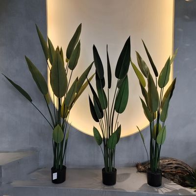 UV-bestendige kunstmatige Schefflera-boom voor binnen- en buitenversiering