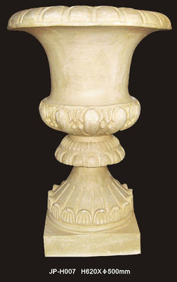 Water- en vuurbestendige zandstenen planters voor het versieren van binnenruimtes