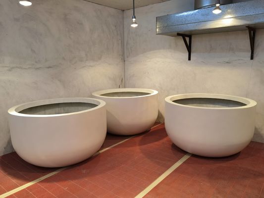 Keramische of glasvezel gepersonaliseerde bloempotten voor binnen- en buitenversiering