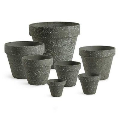 Vorstbestendige ronde keramische planters perfect voor binnen- en buitentuinen