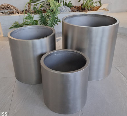 Drainage Metalen Planter Potten Roestvast Voor Binnen En Buiten