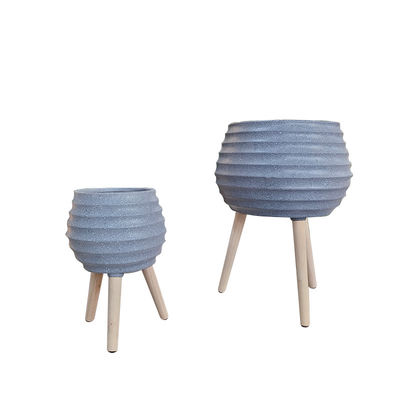 7-8 Jaar Levensduur Fiber Clay Indoor Planter Custom Design En Moderne Stijl