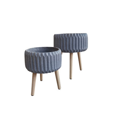 Versatile vezelcementpot voor binnen- en buitenmateriaal van vezelklei