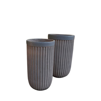 Fiber Clay Planter Frostbestendige en drainage gaten Onderhoudsarme tuinieren