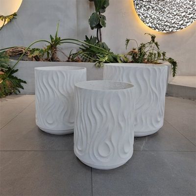 Buitenruimte Ronde kleivezelplanter voor barbecue Kamperen Branders Verwarmer Levensduur Houd 5-6 jaar