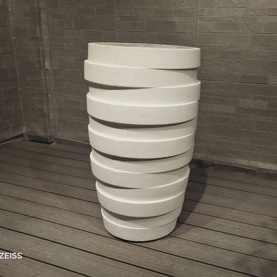 Textuur Oppervlak Glasvezel Planter Waterdicht Branddicht En Frostdicht
