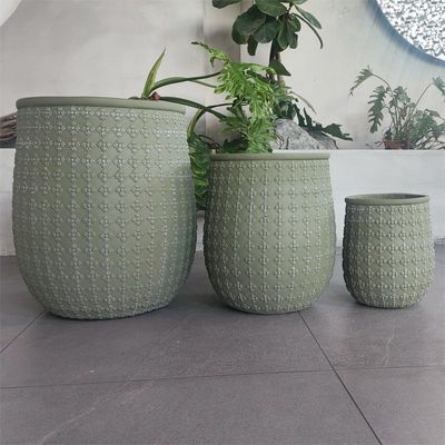 Vriesbestendige cementpot van vezels voor warmere campingbranders en houtskool