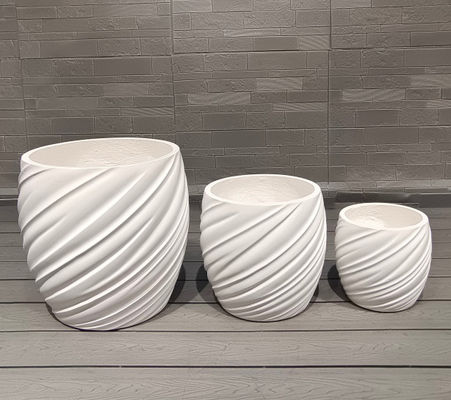 Buitengewerkte kleivezelplanter Lichte levensduur Houd 5-6 jaar Drainage gaten inclusief