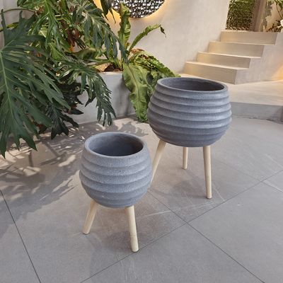 Hoge duurzaamheid Glasvezel Planters Voor Tuin Brandbestendige