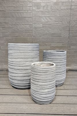 7-8 Jaar Levensduur Indoor Customized Fiber Clay Planter voor houtskooloven/warmer Camping Burners Verwarmer/barbecue